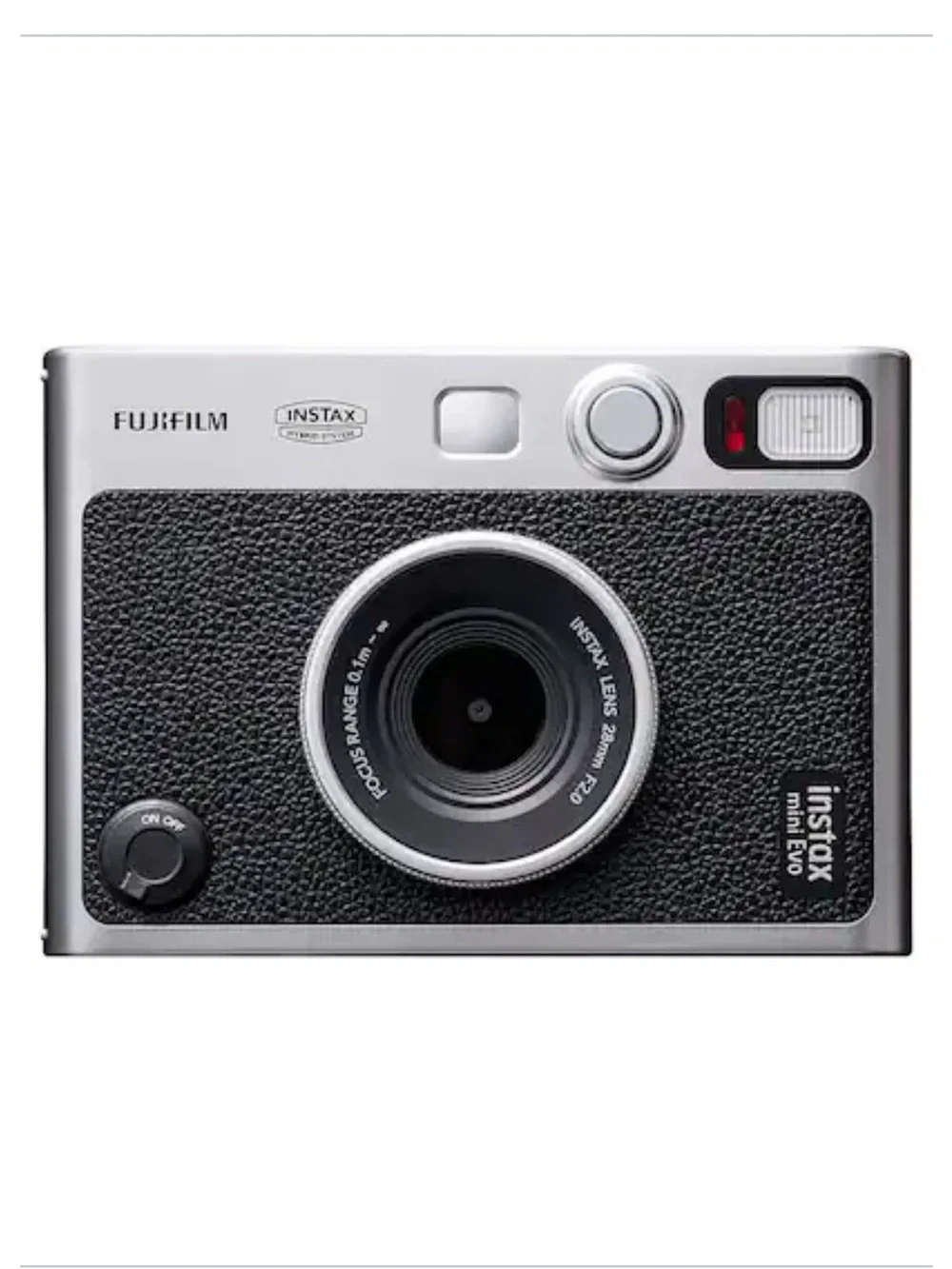 Fujifilm instax mini Evo Hybrid Instant Camera — Black & Silver